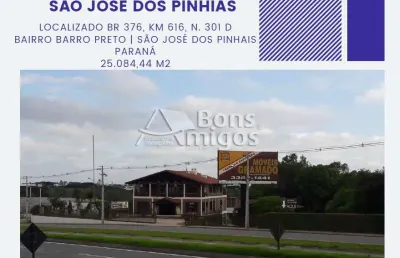 Terreno comercial à venda na rodovia br-376, 301 d, barro preto, são josé dos pinhais por r$ 7.839.000