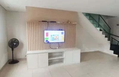 Casa em condomínio fechado com 3 quartos à venda na rua hungria, 817, parque das nações, santo andré, 154 m2 por r$ 640.000