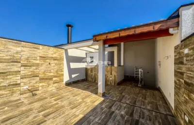 Cobertura com 2 quartos à venda na praça da consolação, 89, vila pires, santo andré, 63 m2 por r$ 480.000