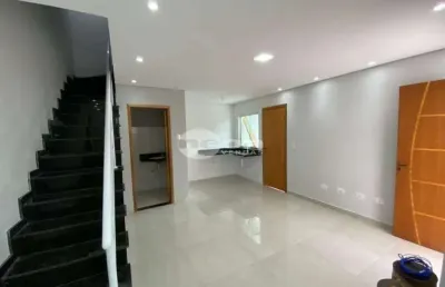 Casa em condomínio fechado com 2 quartos à venda na rua anhaia, 195, vila curuçá, santo andré, 115 m2 por r$ 660.000