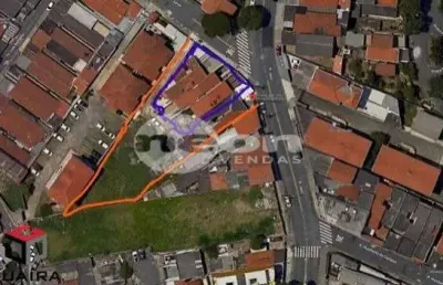 Terreno em condomínio fechado à venda na rua juruá, 242, vila eldízia, santo andré, 1190 m2 por r$ 1.499.000