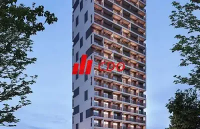 Studio à venda no condomínio brooklin studios em são paulo- sp, 1 dormitório com armários e varanda,cozinha com armarios1 banheiro, 22,00 m² de área.