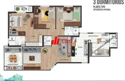 Cota à venda em embu das artes-sp, no bairro esplanada. 3 quartos, 1 suíte, 3 salas, 3 banheiros, 1 vaga de garagem, 130m². venha conferir!. venha conferir!