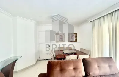 Apartamento mobiliado para locação em santana, com 03 dormitórios, sendo 01 suíte, 03 vagas, varanda gourmet com vidro, lavabo, sala para 02 ambientes