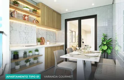 Apartamento com 2 quartos à venda no Balneário Maracanã, Praia Grande 