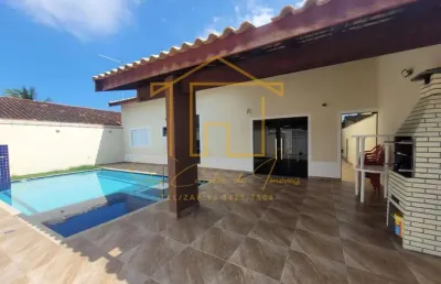 Casa para venda em itanhaém, jardim califórnia, 3 dormitórios, 1 suíte, 2 banheiros, 4 vagas