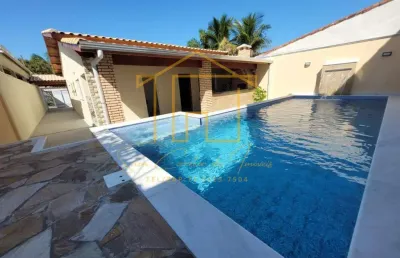 Casa para venda em itanhaém, jardim regina, 3 dormitórios, 1 suíte, 3 banheiros