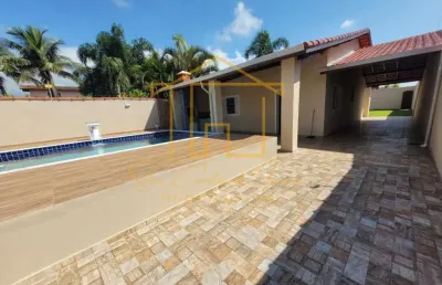 Casa para venda em itanhaém, bopiranga, 2 dormitórios, 1 suíte, 2 banheiros, 15 vagas