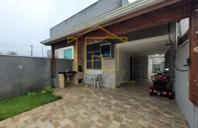 Casa para venda em itanhaém, nova itanhaém, 2 dormitórios, 1 suíte, 2 banheiros, 3 vagas