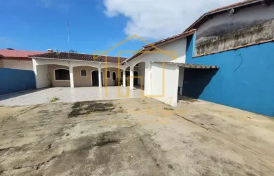 Casa para venda em itanhaém, jardim grandesp, 1 dormitório, 1 banheiro, 10 vagas