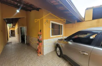 Casa para venda em itanhaém, balneário tupy, 2 dormitórios, 1 suíte, 2 banheiros, 2 vagas