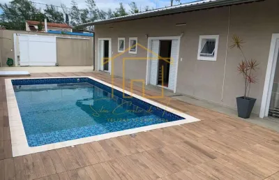 Casa para venda em itanhaém, jardim são fernando, 2 dormitórios, 2 suítes, 3 banheiros, 4 vagas
