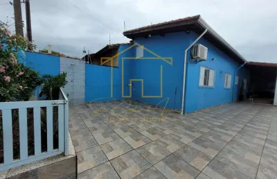 Casa para venda em itanhaém, jardim grandesp, 3 dormitórios, 2 banheiros, 6 vagas