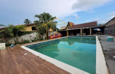Casa para venda em itanhaém, jardim grandesp, 2 dormitórios, 1 banheiro, 5 vagas