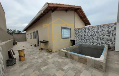 Casa para venda em itanhaém, jardim jamaica, 2 dormitórios, 1 banheiro, 4 vagas