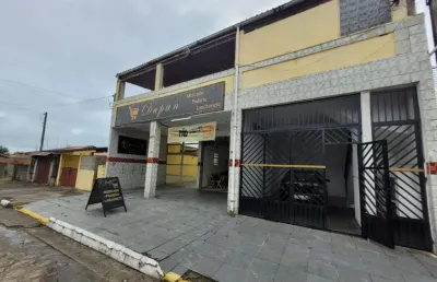 Sobrado comercial para venda em itanhaém, jardim grandesp, 3 dormitórios, 1 suíte, 3 banheiros, 5 vagas