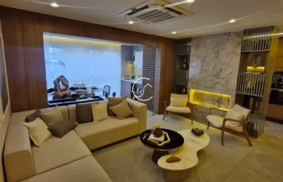 Apartamento alto padrão para venda, vila mogilar, 3 dormitórios, 3 suítes, 5 banheiros, 2 vagas