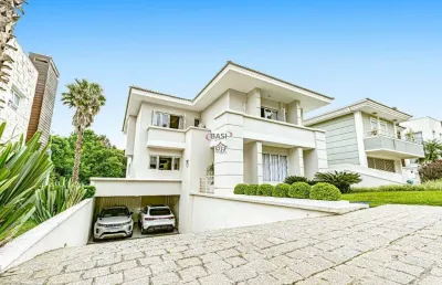 Casa com piscina no condominio le parc, 4 suites, 4 vagas