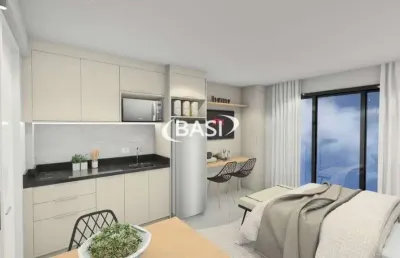 Studio / kitnet / apartamento de 1 quarto a venda no batel / agua verde