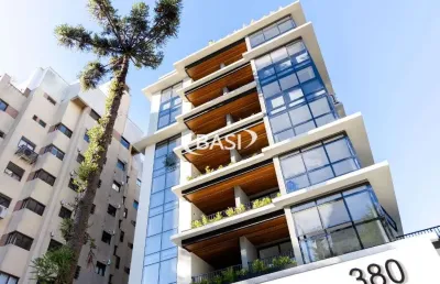 Apartamento garden proximo ao clube curitibano, 3 suites e 3 vagas