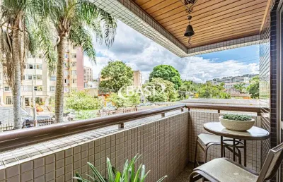 Apartamento de luxo no cabral, curitiba - 4 dormitorios e 3 suites