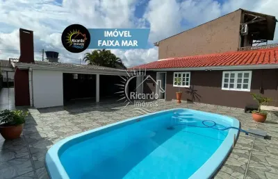 Casa com 7 quartos à venda na rua corais, 1.196, shangri-lá, pontal do paraná por r$ 690.000