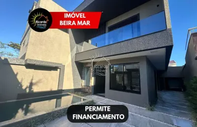 Casa com 3 quartos à venda na avenida deputado aníbal khury, 2.819, praia de leste, pontal do paraná por r$ 1.300.000