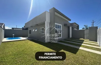 Casa com 3 quartos à venda na rua montevideo, 30/a, balneário gaivotas, matinhos, 71 m2 por r$ 550.000