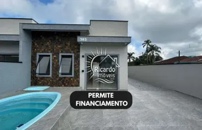 Casa com 2 quartos à venda na rua ary barroso, 383, balneário primavera, pontal do paraná por r$ 395.000