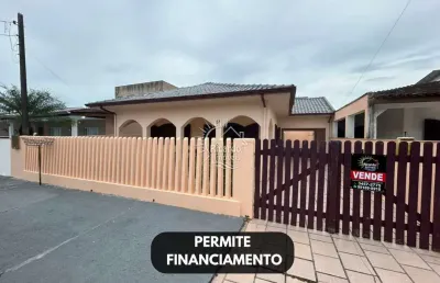 Casa com 3 quartos à venda na travessa ponta porã, 51, ipanema, pontal do paraná, 110 m2 por r$ 450.000