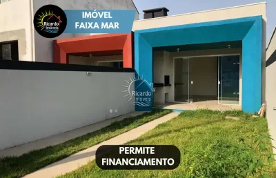 Casa com 2 quartos à venda na rua b, 222, perequê, matinhos por r$ 398.000