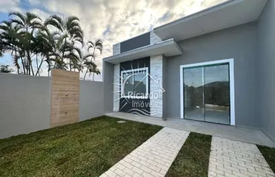 Casa com 2 quartos à venda na rua caetés & r. orestes beltrami, 261, monções, pontal do paraná por r$ 325.000