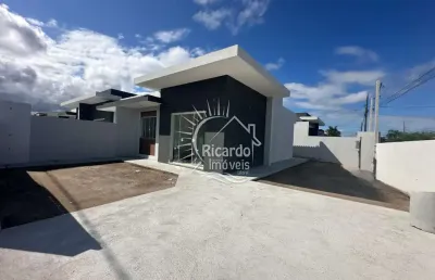 Casa com 2 quartos à venda na joselina são bonato, 518, balneário monções, matinhos por r$ 430.000