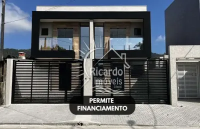 Casa com 3 quartos à venda na rua francisco josé silvano, 241, sertãozinho, matinhos por r$ 420.000