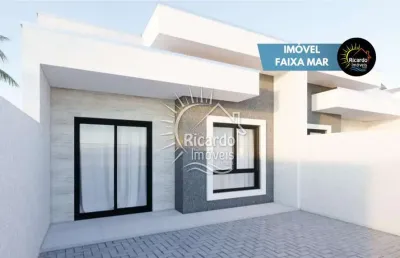 Casa com 2 quartos à venda na rua felix ferrarini, s/n, balneário gaivotas, matinhos por r$ 410.000