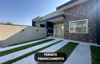 Casa com 3 quartos à venda na rua tom jobim, s/n, balneário primavera, pontal do paraná por r$ 430.000