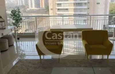 Apartamento com 3 quartos à venda na praça louveira, --, tatuapé, são paulo, 124 m2 por r$ 1.800.000