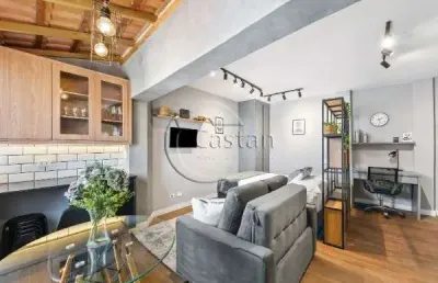 Apartamento com 1 quarto à venda na rua oscar cintra gordinho, --, liberdade, são paulo, 50 m2 por r$ 275.000