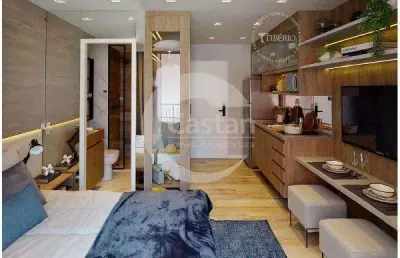 Apartamento com 1 quarto à venda na rua elói cerqueira, --, belém, são paulo, 25 m2 por r$ 245.000