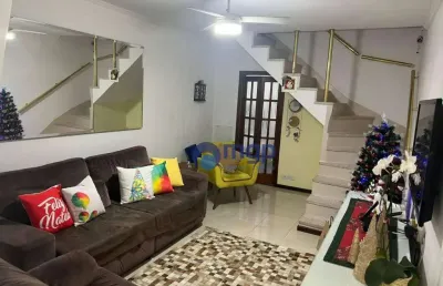 Sobrado com 4 dormitórios à venda, 132 m², 2 vagas - vila medeiros