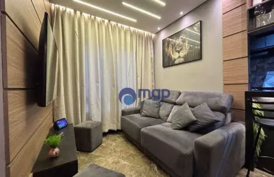 Apartamento mobiliado com 2 quartos, à venda no parque novo mundo - 63 m² - são paulo/sp