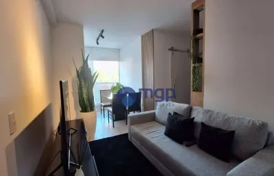 Apartamento semi-mobiliado com 2 quartos à venda na vila gustavo - 47 m² - são paulo/sp