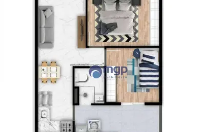 Apartamento com 2 dormitórios à venda, 48 m² por r$ 285.000,00 - vila mazzei - são paulo/sp