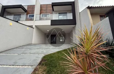 Sobrado com terreno alto padrão à venda no aristocrata em são josé dos pinhais.