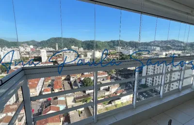 Oportunidade porto panorama! encantador e moderno apartamento de 3 dorms (2 suítes) a venda na vila belmiro em santos – sp