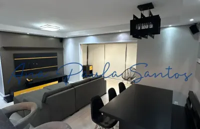Oportunidade porto panorama! lindo apartamento mobiliado de 2 suítes com closet e varanda envidraçada, na vila belmiro em santos – sp