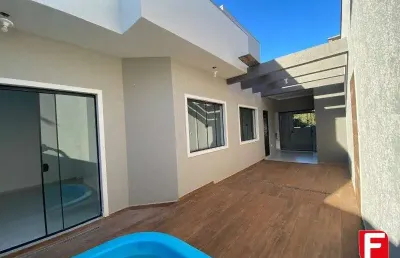 Casa com 3 quartos à venda na rua embiriba, 56, alvorada, itapoá por r$ 450.000