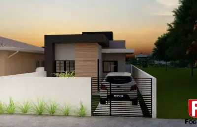 Casa com 3 quartos à venda na rua emiliano perneta, 1136, diamantina, itapoá por r$ 379.000