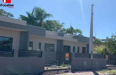 Casa com 2 quartos à venda na rua: piranema, 832, balneario santa clara, itapoá por r$ 267.000