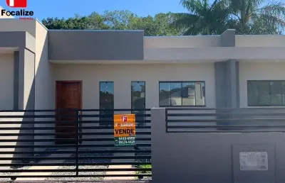 Casa com 2 quartos à venda na rua: piranema (1300), 833, balneario santa clara, itapoá por r$ 277.000
